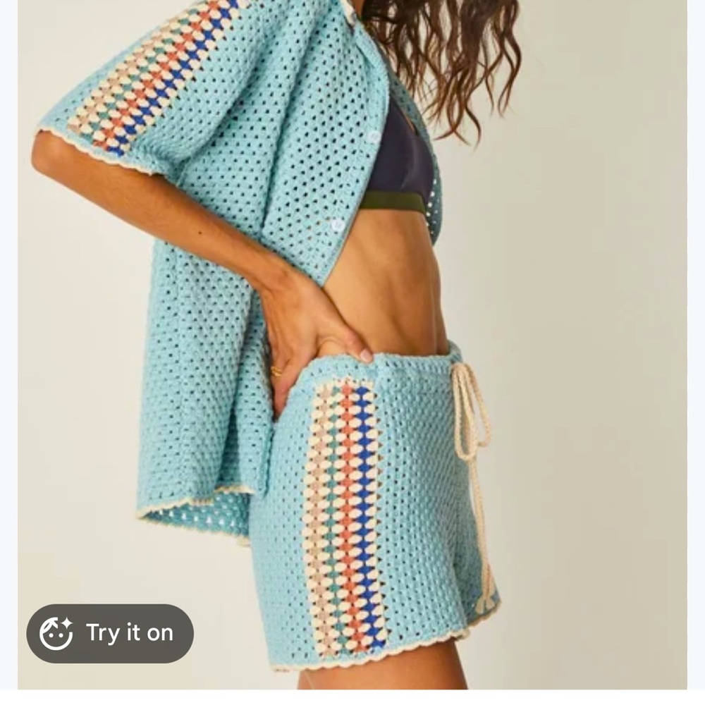 The Upside Crochet Shorts